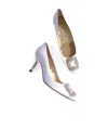 Manolo Blahnik Square Diamond High Heels In Multicolor