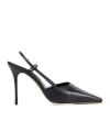 Manolo Blahnik Touki Slingack Pumps In Animal Print