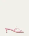 Manolo Blahnik Pink Ninfemu Mules In Light Purple