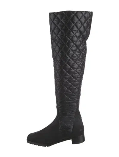 Pre-owned Manolo Blahnik Suede Boots In Black
