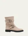 Manolo Blahnik Sulaltrosa Nubuck Lug-sole Boots In Brown
