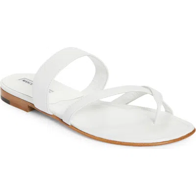 Manolo Blahnik Susa Sandal In White