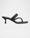 Manolo Blahnik Susa Slide Sandals In Black