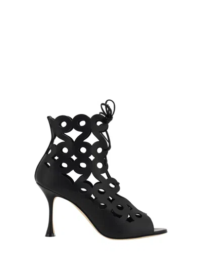 MANOLO BLAHNIK TARALO RIAL SANDALS