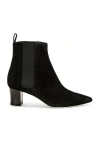 Manolo Blahnik Tirassa 50 Suede Chelsea Boots In Black