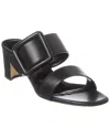 Manolo Blahnik Titubanew 50 Leather Sandal In Black