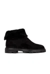 Manolo Blahnik Tomosa Suede Boot In Black