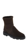 Manolo Blahnik Tomosa Suede Cozy Ankle Boots In Dbrw(2011)/dbrw(2023)