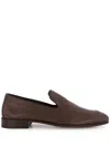 Manolo Blahnik Truro Full-grain Leather Loafers In Brown