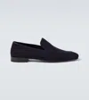 Manolo Blahnik Truro Suede Loafers