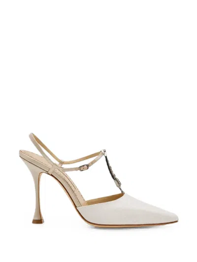 Manolo Blahnik Truta Crystal-embellished Pumps In Black