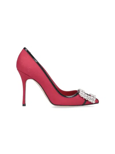 Manolo Blahnik "tuberian" Dècolletè In Red