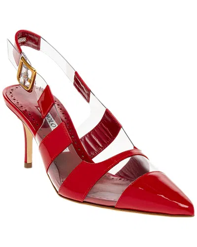 MANOLO BLAHNIK MANOLO BLAHNIK UXRA PATENT PUMP
