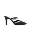 Manolo Blahnik Black Vedadamu Heels In Black  
