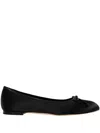 Manolo Blahnik Verallim Ballet Flats In Black