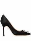 Manolo Blahnik With Heel In Black