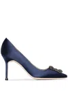 Manolo Blahnik With Heel In Blue