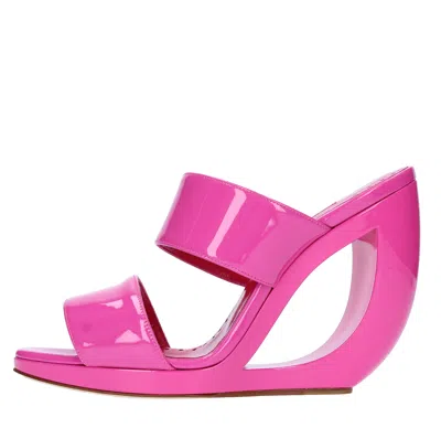 Manolo Blahnik With Heel Fuchsia In Fucsia Vivaci