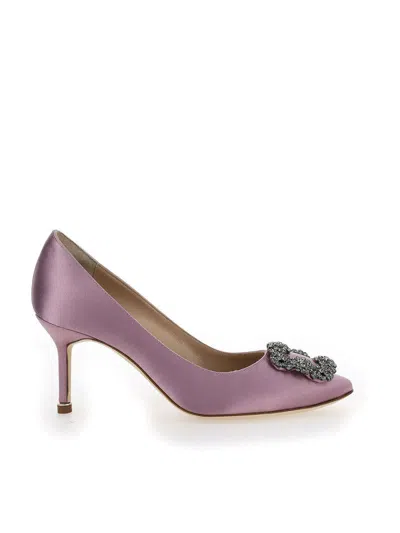 Manolo Blahnik With Heel In Mpur