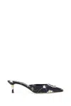 Manolo Blahnik Woman Black Mules In Black