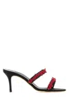 Manolo Blahnik Open-toed High-heeled Sandals In Black