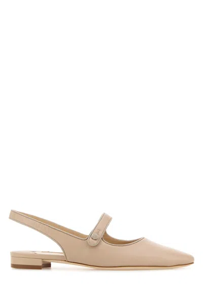 Manolo Blahnik Campariflatsli Gala Sc 2265 010 In Beige
