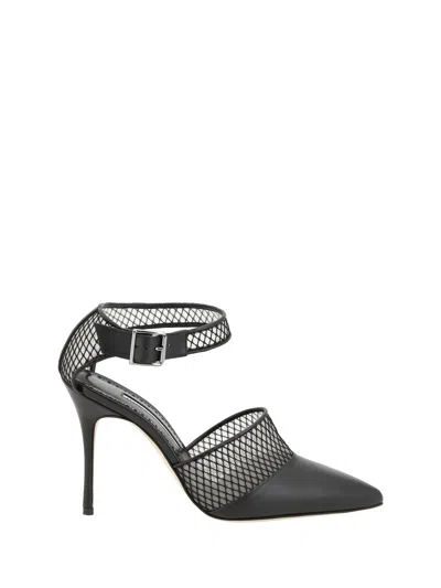 Manolo Blahnik Women Jatelahflat Ballerinas In Black