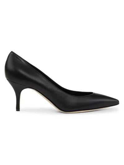 Manolo Blahnik Women's Kietta 70mm Lamb Nappa Pumps In Black