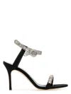 Manolo Blahnik Asasan 90 Crystal-embellished Satin Sandals