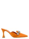 Manolo Blahnik Women's Satin Permu Mules