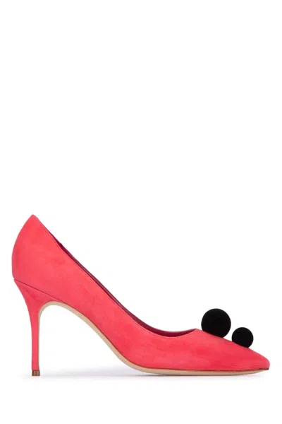 Manolo Blahnik Women Scarpe Con Tacco In Multicolor