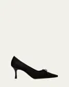 Manolo Blahnik 70mm Osmaclo Pumps In Blck0015