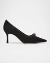 Manolo Blahnik 70mm Osmaclo Pumps In Black