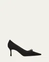 Manolo Blahnik 70mm Osmaclo Pumps In Black