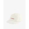 Manors Ens Chalk  X Reebok Brand-print Stretch-woven Baseball Cap In Gray