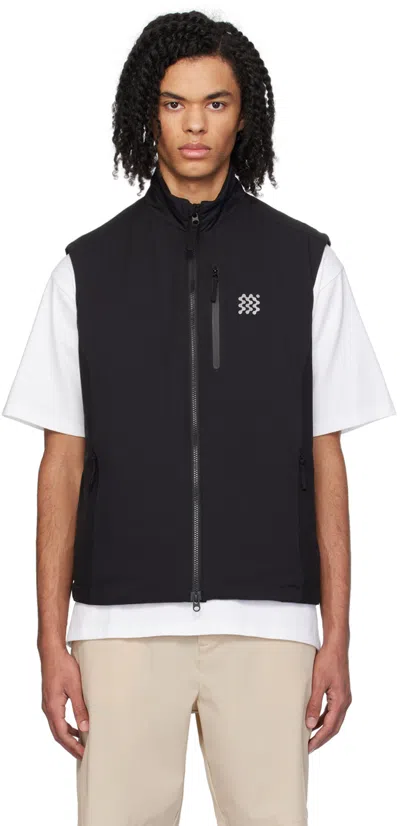 Manors Golf Black Course Vest