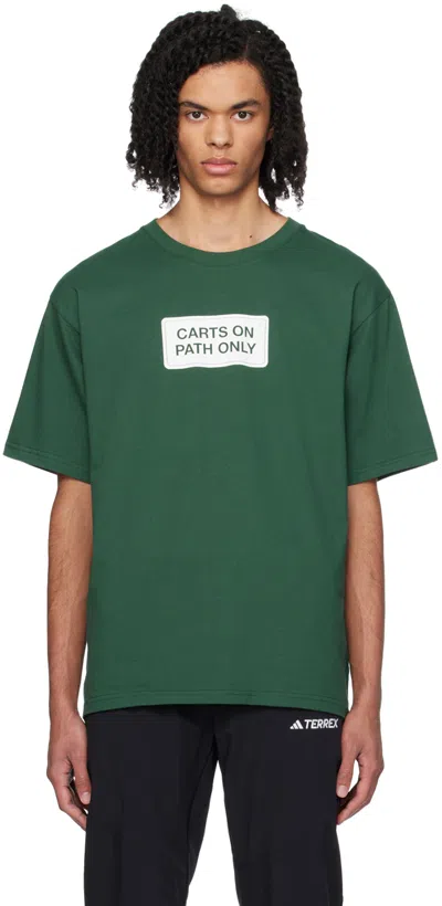 Manors Golf Green 'carts On Path' T-shirt