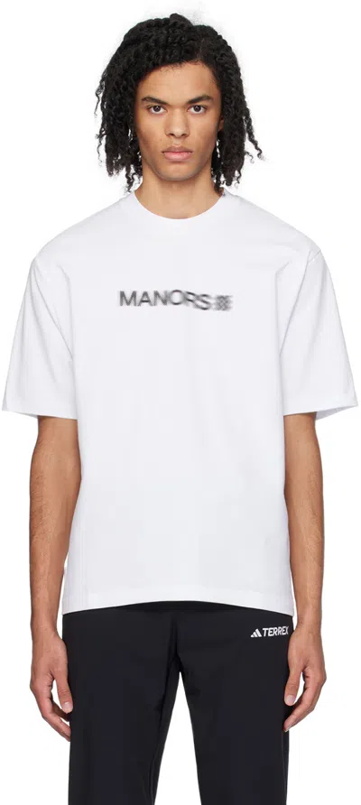 Manors Golf White Focus T-shirt