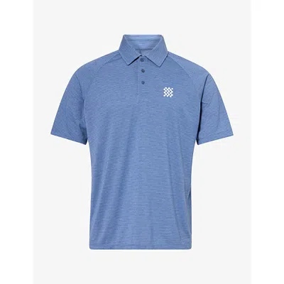 Manors Mens Buttersoft Stretch-woven Polo T-shirt Vintage Indigo Xl In Blue