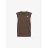 Manors Mens Tech V-neck Wool Vest Hickory Brown Xl In Brown