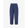 Manors Mens Navy Greenskeeper Multi-pockets Stretch-woven Trousers In Navy