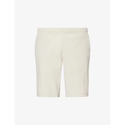 Manors Mens Ranger Elasticated-waist Stretch-woven Shorts Pebble