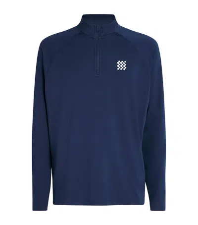 Manors Quarter-zip Sweatshirt In Navy
