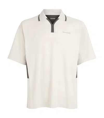 Manors Seawool Club Polo Shirt In White