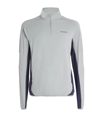 Manors Tech Mid-layer Top In Grey
