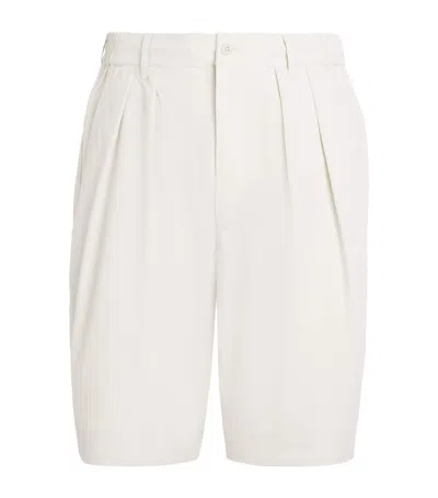 Manors Water-repellent Greenskeeper Shorts In White