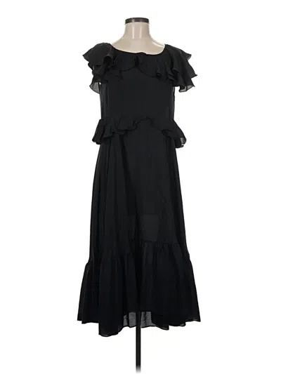 Pre-owned Manoush Casual Dress In Black
