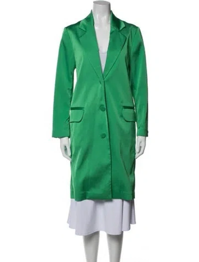 Pre-owned Manoush Coat In Green