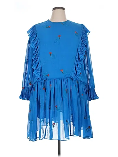 Pre-owned Manoush Cocktail Dress In Blue