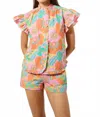 Manoush Cotton Blossom Shirt In Multicolor In Multi